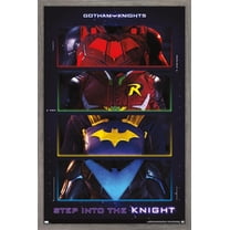 DC Comics Gotham Knights - Chest Emblems Wall Poster, 22.375" x 34" Framed