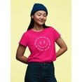 thumbnail image 2 of Smiling Barb Wire Face T-Shirt Women -Image by Shutterstock, Female x-Large, 2 of 4