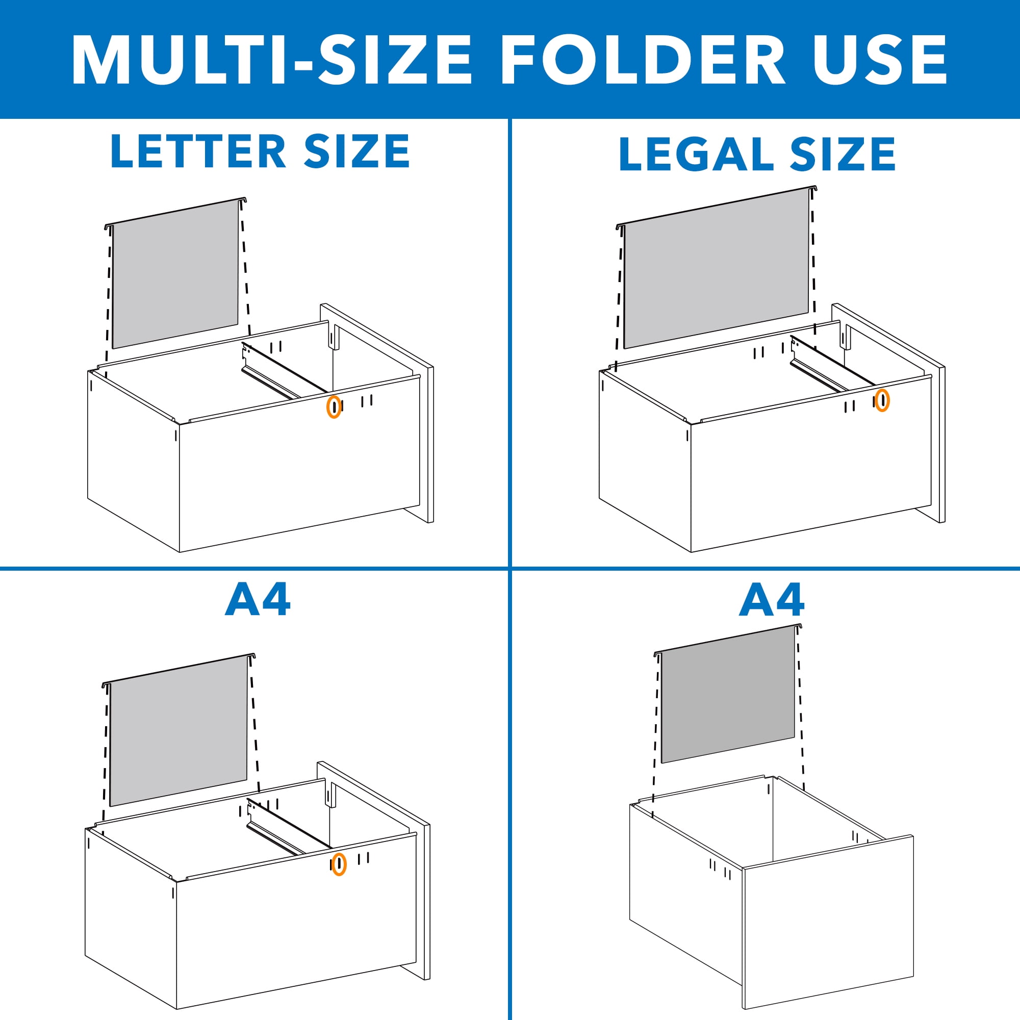 Mount-It! Mobile File Cabinet with 3 Drawers, Lockable