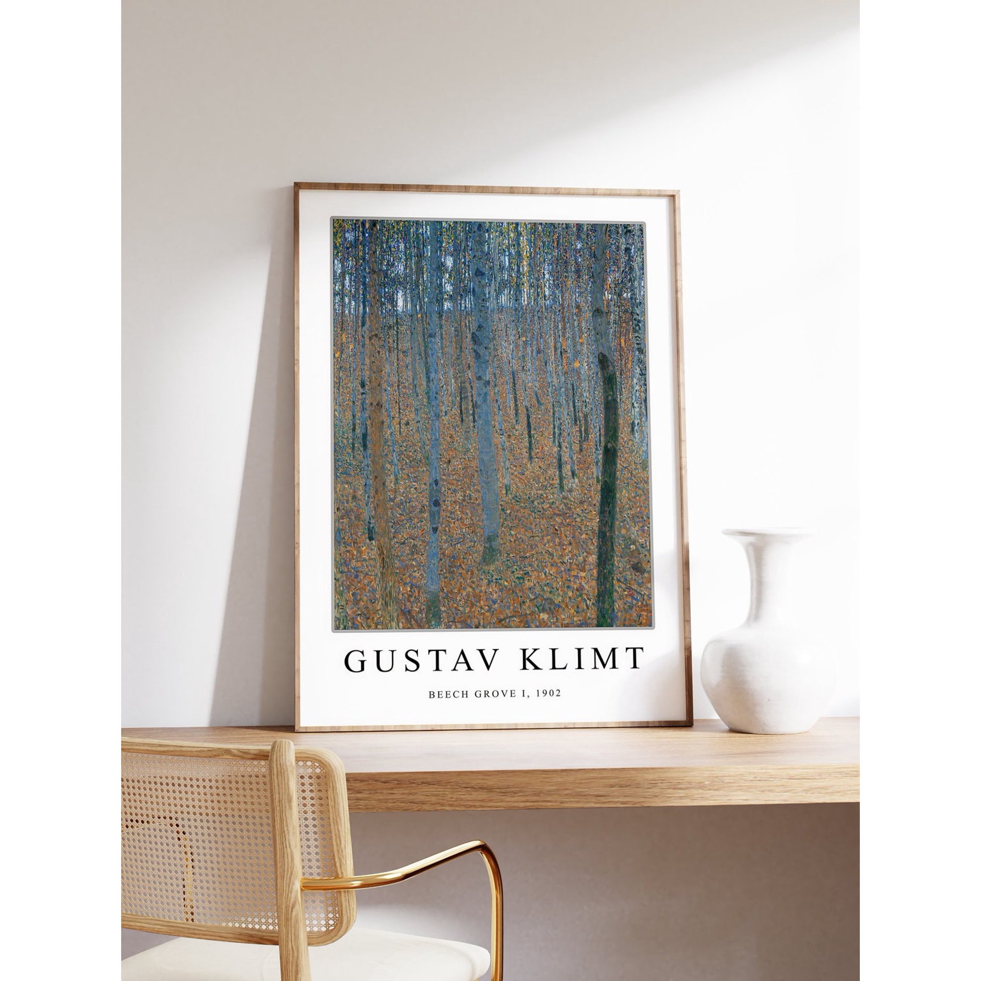 Gustav Klimt Beech Grove Nouveau Nature Floral Wall Decor Home Decor Office Wall Art