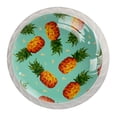 thumbnail image 1 of 4 Pcs Pineapple Knobs for Kitchen Cabinet Cupboard Dresser Bookcase Drawer Pulls Handles Round Home Decor, 1 of 5