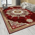 thumbnail image 2 of Persian Luxury Retro Red Carpet Living Room Large Size Non-slip Coffee Tables Mat Home Decoration Bedroom Lounge Rug Tapis Salon, 2 of 10