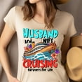 thumbnail image 4 of Husband and Wife Cruising Shirt – Partners for Life Cruise Tee, White, Size S, 4 of 6