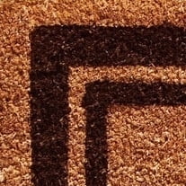Home & More Border Welcome Coir Outdoor Doormat