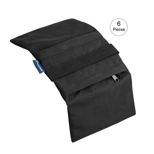 Water-Resistant Cordura Nylon Flashpoint Empty Saddle Sandbag 27 lb Capacity, Blue /& Black Stripes
