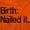 Orange, variant on Nailed It Birth Funny Cute Adorable Toddler Boy Girl T Shirt Infant Toddler Brisco Brands 12M