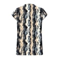 thumbnail image 4 of cocolona Womens Summer Silk Satin Tops Plus Size V Neck Short Sleeve T-shirt Fashion Casual Cute Print Tees Blouses, 4 of 6