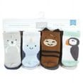 thumbnail image 2 of Hudson Baby Infant Boy Cotton Rich Newborn and Terry Socks, Arctic Animals, 6-12 Months, 2 of 6