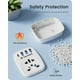 thumbnail image 3 of Adaptador de Enchufe Mundial LENCENT Blanco con 3 Puertos USB-A y 1 Tipo-C para Viajar, 3 of 7