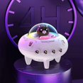 thumbnail image 2 of Wireless Bluetooth Speaker Cute Spaceship Shape Speaker Colorful Light Desktop Speaker for Bedroom Office Dormitory, 2 of 4