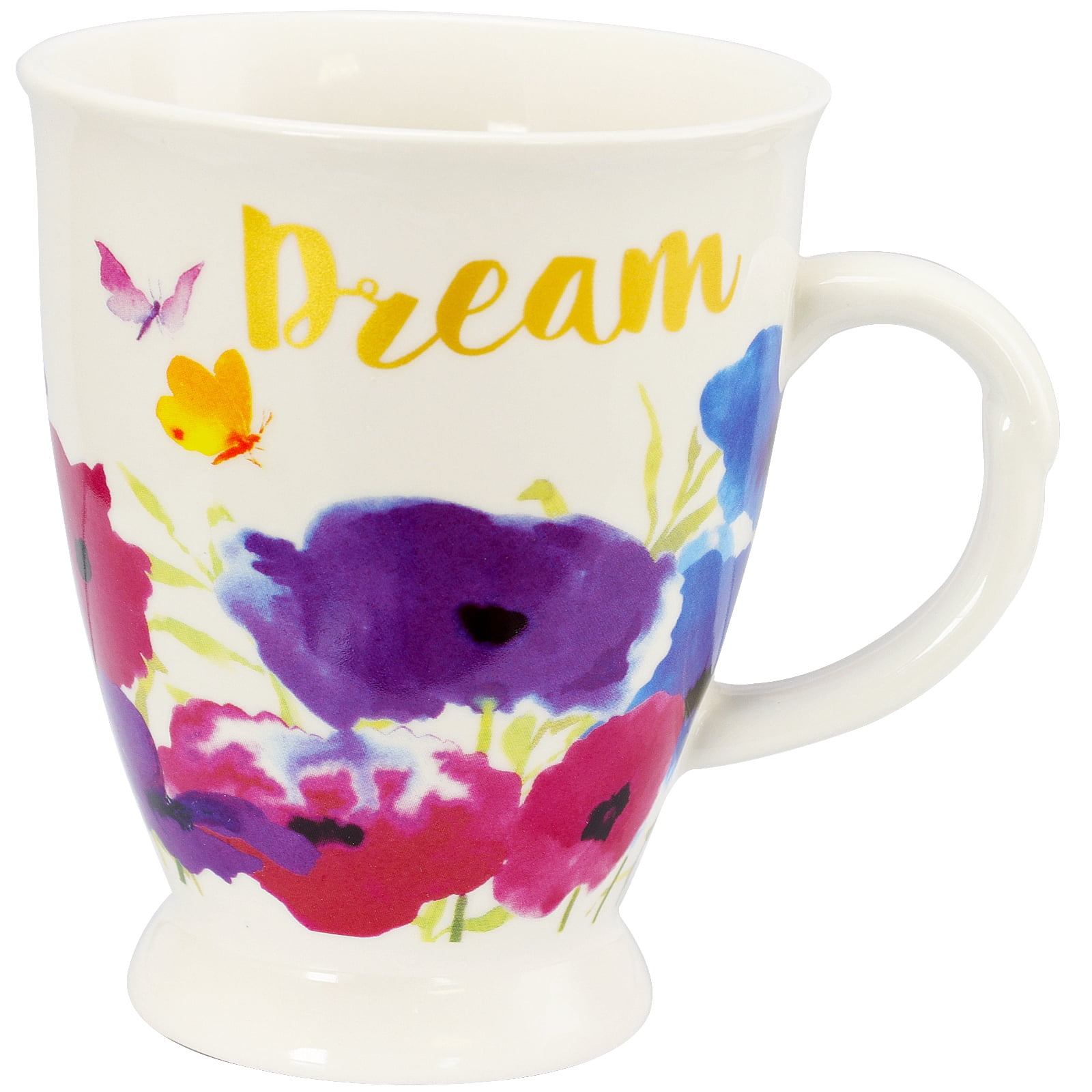 Gibson Home 17.4 oz Cup Set, Set of 4 Assorted Designs