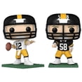 thumbnail image 1 of ¡Funko Pop! Combo de leyendas de la NFL Terry Bradshaw/Jack Lambert, 1 of 6