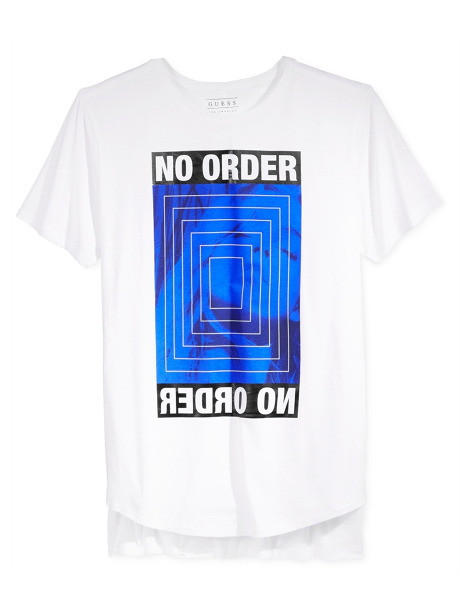 mens white guess t shirt