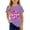Purple, variant on Toddler Girls Short Sleeve Shirts Casual Graphic Tee Shirt with Fashion Print Cute Shirts Size 3-4T ,Beige