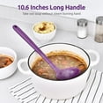 thumbnail image 6 of 13 inch Silicone Soup Ladle: U-Taste 600°F Heat Resistant Non-stick Seamless Rubber Large Kitchen Deep Serving Spoon with Non-slip Solid Long Handle for Cooking Sauce, Stews, Gravies, Chili (Purple), 6 of 10