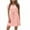 Pink, variant on RYRJJ Summer Casual Dresses for Women Trendy Eyelet Mini Vacation Dress V-Neck Short Sleeve Drawstring Waist Beach Sundress(Beige,S)