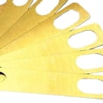 thumbnail image 3 of 10x cuñas de cuello de guitarra, junta de , cuñas de latón de instalación doradas para guitarra eléctrica, accesorios de latón, de, 3 of 4