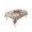 Brown off White, variant on Vintage Texas Star Wooden Table Cloth, Waterproof Tablecloth for Rectangle Tables, Farmhouse Berry Country Reusable Washable Fabric Table Cover for Restaurant Kitchen Dining Tables 60"x120"