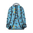thumbnail image 3 of Police and Megaphone Blue Pattern Backpack for School, Cute School Bag with Adjustable Shoulder Straps and Padded Back, 15.3"x11"x7.1", 3 of 5