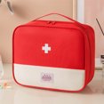 thumbnail image 1 of Sac de Premiers Soins, Pochette de Premiers Soins Vide, Mini Sac Médical Portable, Sac de Rangement Multifonction pour Médicaments d'Urgence pour Camping Randonnée Voyage Urgence en Plein Air, 1 of 6