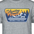 thumbnail image 2 of Teelocity Avoiding People Before it was Cool Graphic T-Shirt (Medium - Standard Fit, Athletic Heather), 2 of 4