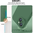 thumbnail image 4 of Compatible with iPhone 15 Plus Case, Upgrade Defender Liquid Silicone, [Full Covered Camera] [Soft Microfiber Lining] Shockproof Phone Case for iPhone 15 Plus 6.7 inch -  Green, 4 of 6