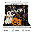 thumbnail image 3 of Halloween Throw Blanket Cute Ghost Pumpkin Double Sided Extra Thick & Soft for Sofa Couch Bed Travel Halloween Decorations by MPOISVA, 3 of 4