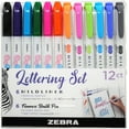 thumbnail image 2 of Zebra Lettering Set, 12-Pieces, 2 of 7