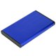 thumbnail image 2 of Caja De Caja De Disco Duro Móvil Externo Portátil Usb2.0 De 2,5 Pulgadas Aleación De Aluminio Cepillado Ajuste Para 2Tb Hdd Ssd (Azul) matsuzay EL008938-00, 2 of 6