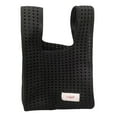thumbnail image 3 of Bolso de hombro de punto Bolso de mano moderno Bolso de hombro versátil y versátil Negro, 3 of 9