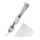 thumbnail image 5 of Billuyoard Taladros manuales, brocas de precisión, brocas giratorias de acero inoxidable, agujeros, tornillo de banco, agarre, joyería de Tipo 1 2Conjunto, 5 of 6