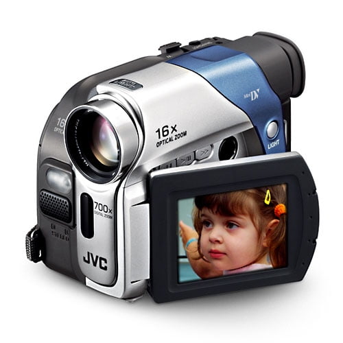 16x Optical, DV in//out, 2.5 LCD, Colour Viewfinder JVC GR-D33 MiniDV Digital Camcorder