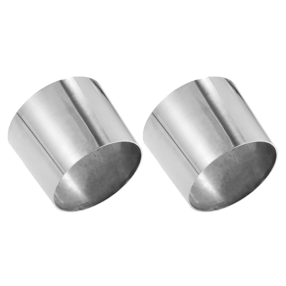 Unique Bargains 2pcs Car Mandrel Exhaust Bend Elbow Pipe 304 Stainless Steel Concentric Reducer 4" OD to 4.5" OD