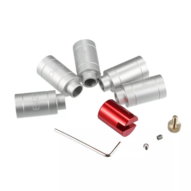 Kit de medidor de espacio de cabeza portátil Kenally de Metal 5 bujes para A330 B350 C375 D400 E420