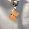 thumbnail image 4 of Notebook for School Faux Leather Mini Ledger Keychain Pendant Backpack Hanging Accessory Portable Notebook 6.7X4.8Cm for School Opens Season, 4 of 7