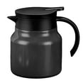 thumbnail image 1 of Tetera aislada 1000ml té separación de agua tetera de café térmica desmontable para el hogar negro, 1 of 10