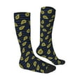 thumbnail image 4 of Lsque Avocado Printed Crew Socks Men's Women's LightWeight Thin Casual Calf Socks ,Knee High Socks,Cotton Socks, 4 of 9