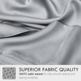 thumbnail image 4 of ClevaHome 3-Piece Twin Bamboo Bed Sheet Set, 100% Organic Cooling Fabric, 16" Deep Pocket, Silver, 4 of 11