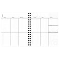 thumbnail image 3 of Action Publishing UNDATED Minimalist Day Planner (7" X 8.5"), Wire Bound, Crisp White Archival Quality Paper, 3 of 3