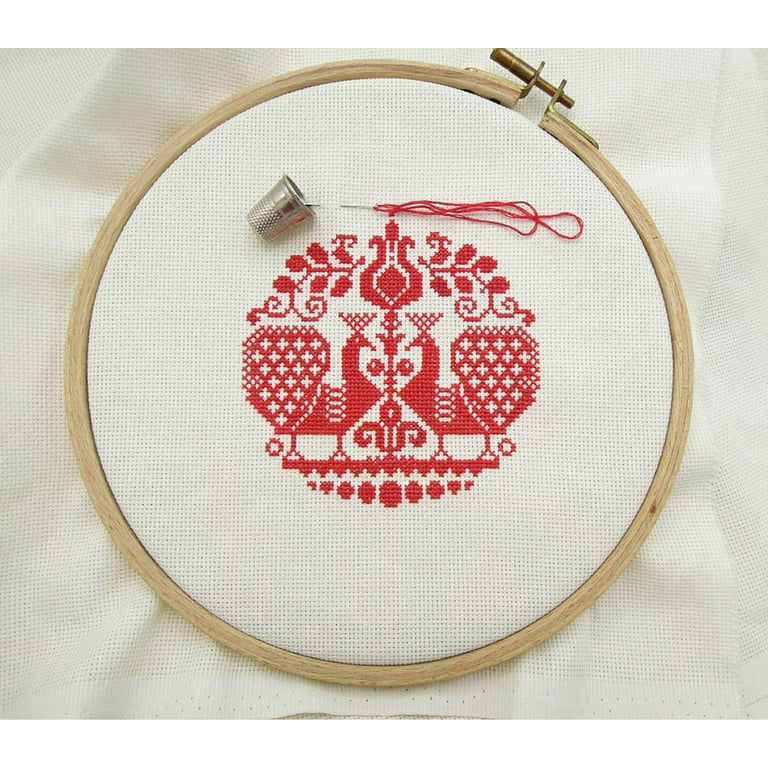  Milisten 6pcs Cross Stitch Embroidery Cloth Embroidery