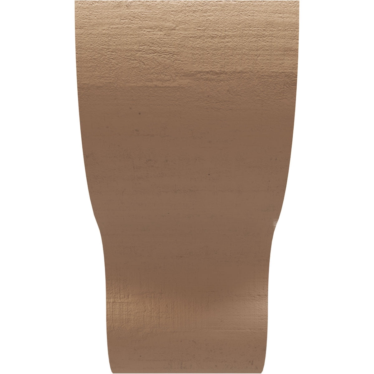 2"W x 6"D x 4"H Classic Greensboro Rough Cedar Woodgrain TimberThane Corbel, Primed Tan