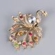 thumbnail image 3 of Conjunto De Broches Para Mujer Búho Abeja Libélula Pavo Real Colibrí Broche De Cristal Colorido Broche De Cristal Para Decoración De Ropa 5 Uds Cateissary AP005558-00, 3 of 6