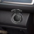thumbnail image 4 of OUNONA Universal Stop Button Cover Metal Material Black Easy Installation Car Accessories, 4 of 7