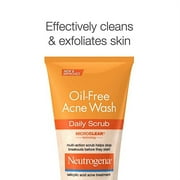 2 Pack - Neutrogena Oil-Free Acne Wash Daily Scrub 4.20 oz