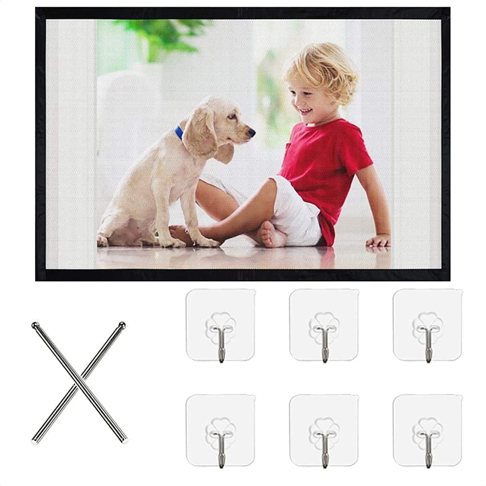 Magic Pet Gate,Portable Folding Pet Gate with 6 Sticky Hooks
