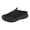 Black, variant on Mules for Men Lightweight Mesh Backless Sneakers Arch Support Slip on Orthopedic Shoes Beach Casual Walking Shoes Black Size 8