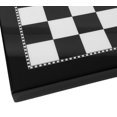 thumbnail image 2 of 15" High Gloss Black and White Chess Board 1.59" Squares, 2 of 2