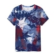 thumbnail image 6 of IROINNID Patriotic Shirts for Women Round Neck T-Shirt Casual Blouse Tops Short Sleeve Tops Independence Day, 6 of 6