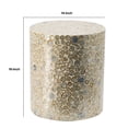 thumbnail image 4 of Taburete decorativo para mesa decorativa Benjara, lujoso, cilíndrico, 40 cm, 4 of 4