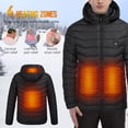 thumbnail image 4 of Chaqueta térmica para hombre con capucha desmontable Chaqueta térmica de invierno para exteriores co yeacher XXXXL, 4 of 7